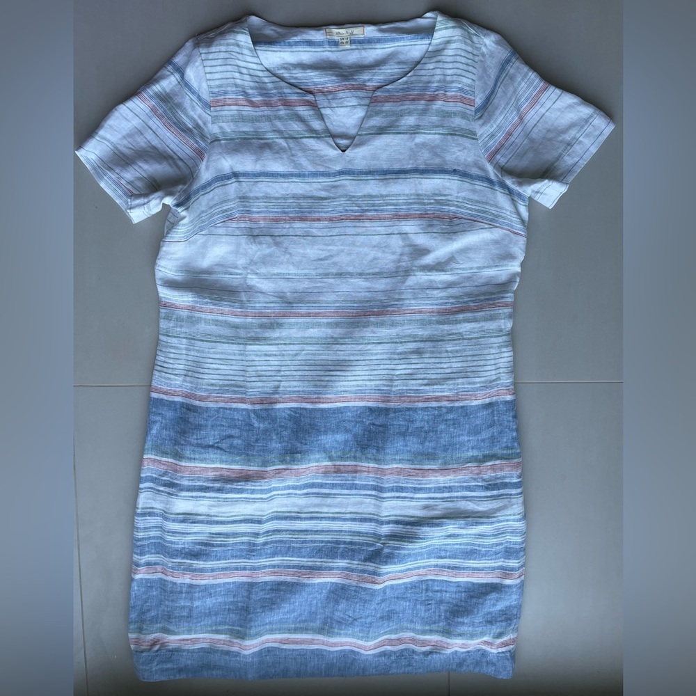 The White Stuff linen t shirt dress size US 14